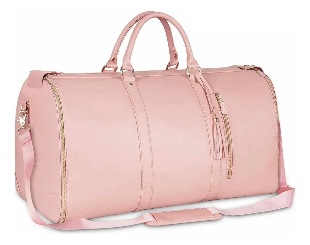 Bolsa de gimnasio, bolsa de viaje plegable de piel sintética vayotoy