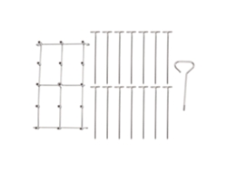 Soporte Vertical Para Brochetas De 8 Cuartos De Galón Para Freidora De Aire Ninja Dz201 Foodi, Acero Inoxidable.