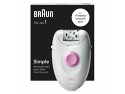 Depiladora Electrica Braun Silk Epil 1 Se1 000 Cable 20 Pinzas