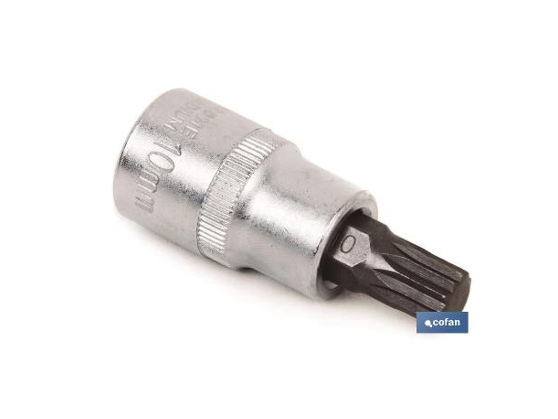 Llave de vaso 3/8 con punta t-8