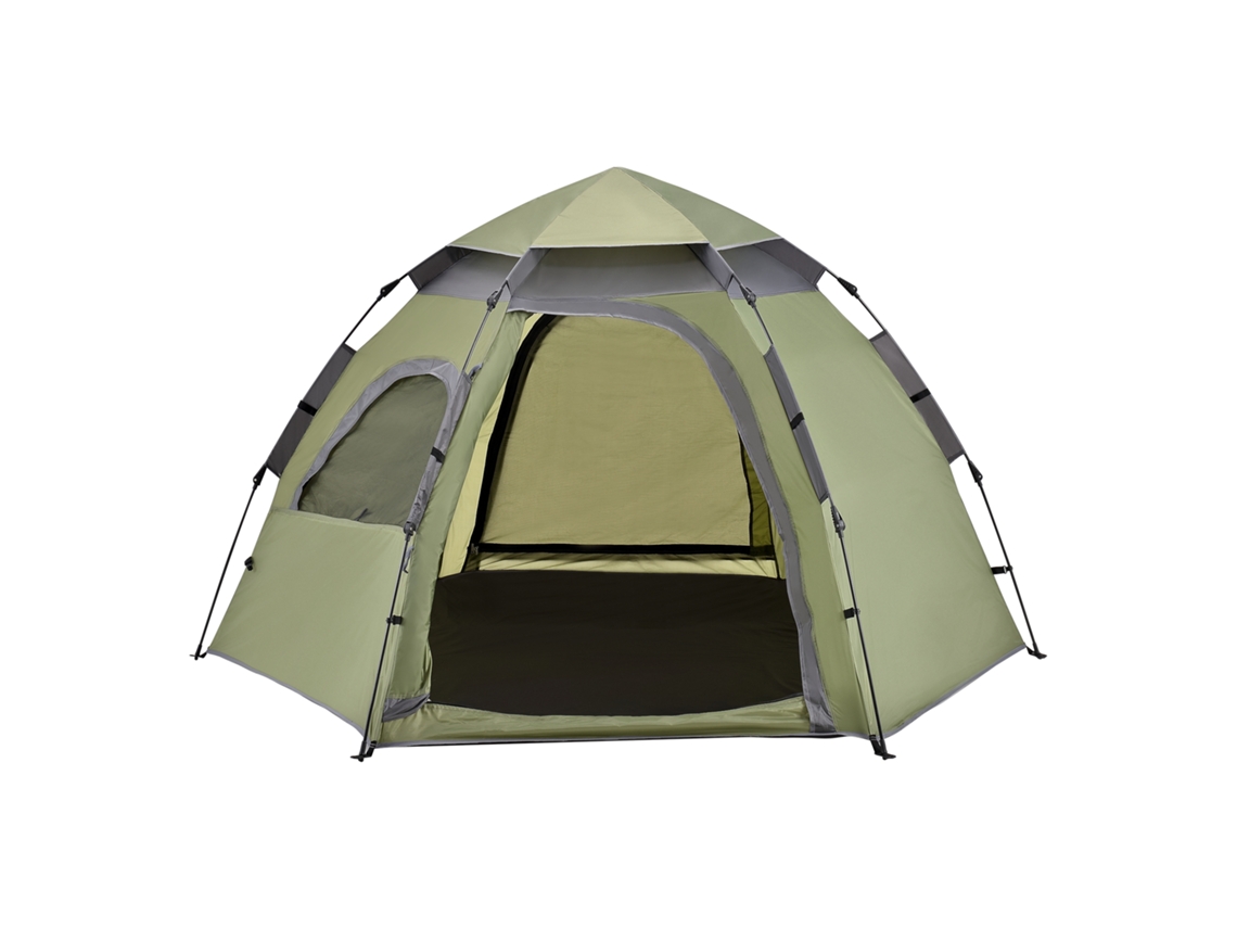 Tienda De Campaña Nybro Automática 240 X 205 X 140 Cm Verde Oscuro/gris Oscuro Pro.tec