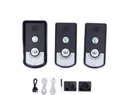 Intercomunicador De Timbre Inalámbrico De 1500 M Con 2 Métodos De Carga Para Seguridad Del Hogar.