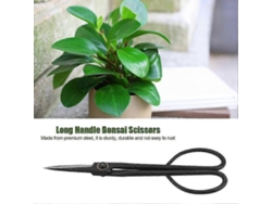 Tijeras de poda para bonsái Aura de 205 mm con mango largo - Herramienta para cortar brotes y hojas