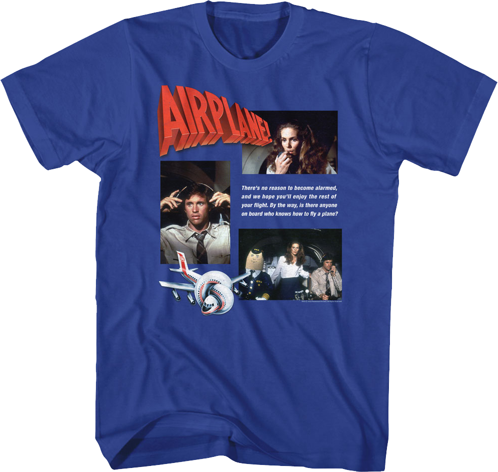Camiseta Unisexo DEEPSTONE No Reason To Become Alarmed Airplane Real (XXXL)