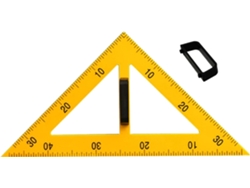 Transferidor Para Professores– Régua Geométrica De 45/ 60 Graus, Triangular Magnética Quadro Branco,
