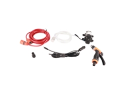 Lavadora De Coches Eléctrica De Alta Presión De 12 V Y 130 Psi Con Bomba Y Kit De Limpieza De Pistola Portátil.