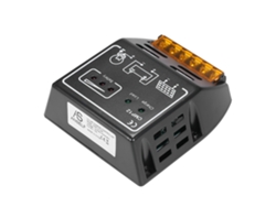 Controlador de carga solar PWM Anself de 10 A y 12 V/24 V con protección de batería para paneles solares | Sin marca