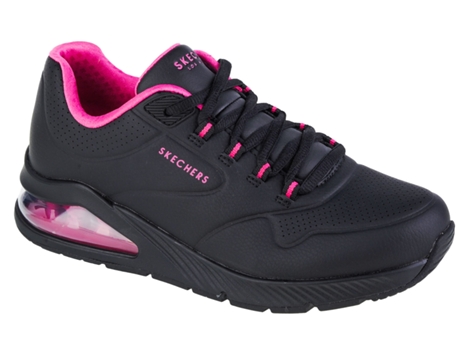 Zapatillas Mujer SKECHERS (39,5 - Cuero Sintético - Negro)