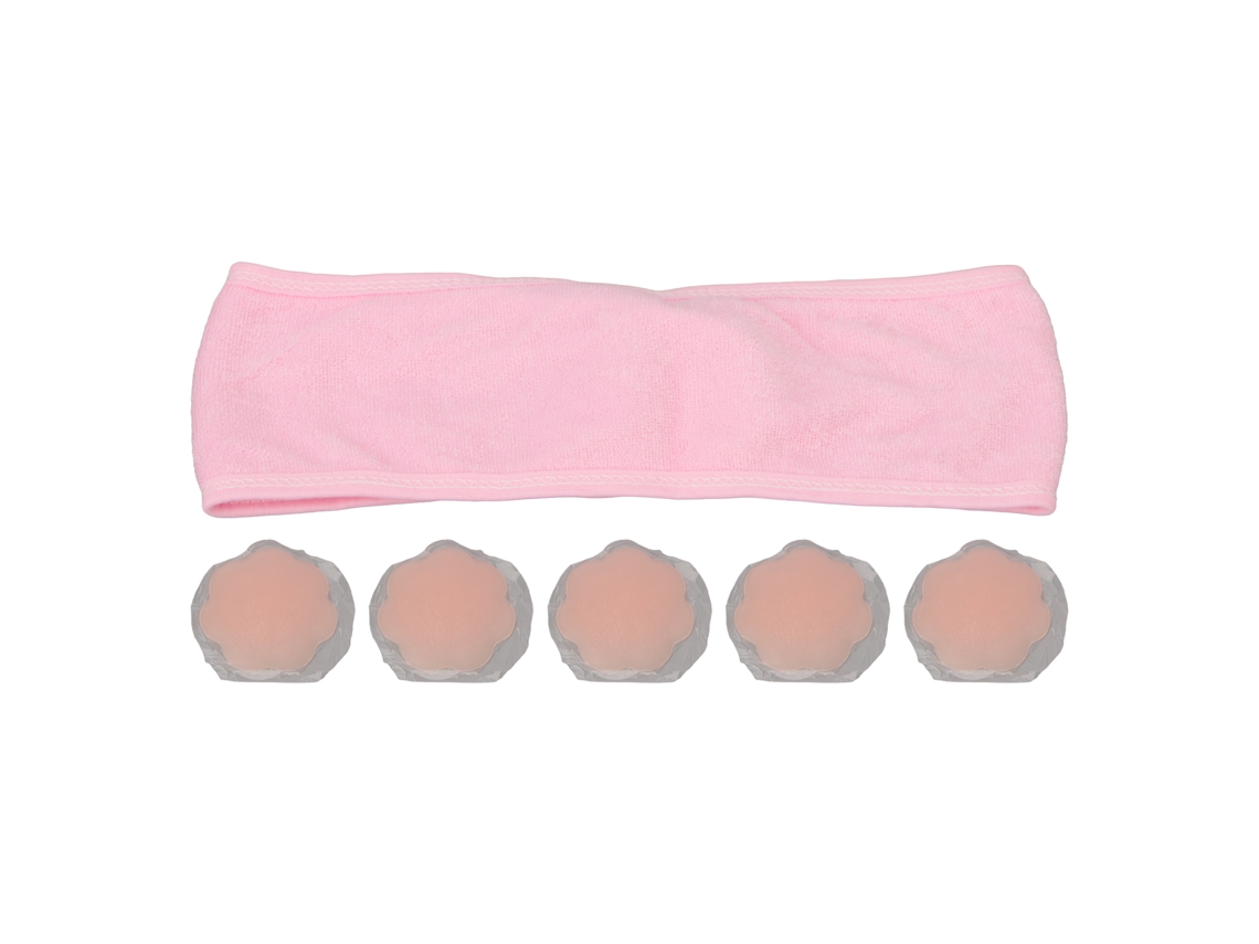 Juego De 5 Paletas Profesionales De Silicona Adhesivas Para Pestañas Con Diadema Para Extensiones De Pestañas.