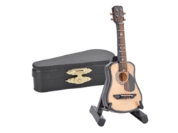 Modelo De Guitarra Acústica De Madera En Miniatura, 8 Cm, Instrumento Musical Decorativo