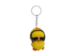 Chaveiro Portátil De Pelúcia Macia Em Formato De Pato, Anti-perda, Para Chaves, Celular, Corrente, Gancho Para Bolsas, Mochilas E Malas.