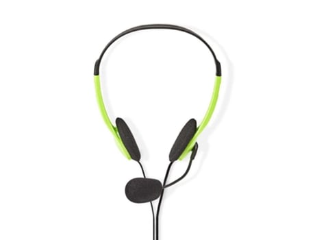 NEDIS Auriculares Flexibles para PC Verde