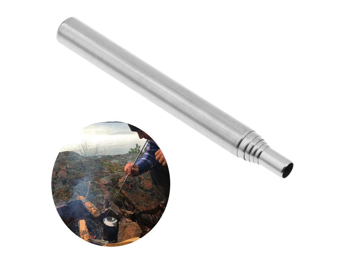 2026-tubo De Soplador De Fuego De Acero Inoxidable Plegable Para Picnic Camping Senderismo Al Aire Libre