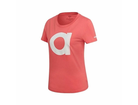 Camiseta de Manga Corta Mujer ADIDAS Essentials Rosa claro (XS - Rosa claro)