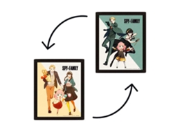Cuadro 3D Spy X Family: Cool Vs Family ANIME