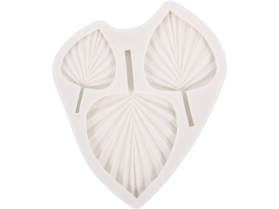 Molde de silicona para fondant con forma de palma, molde de silicona para dulces para decoración de Gokoco