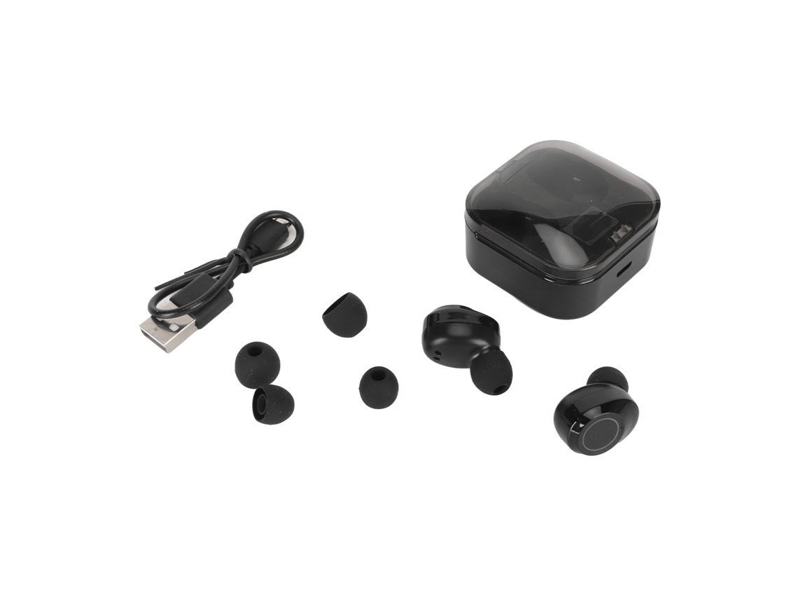 Auriculares Inalámbricos Bluetooth 5.3, Resistentes Al Agua Ipx7, Con Estuche De Carga Y Graves Potentes.