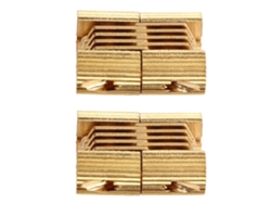 2 Bisagras Ocultas De Cobre De 180 Grados Para Puertas De Armarios Y Cajas De Regalo.
