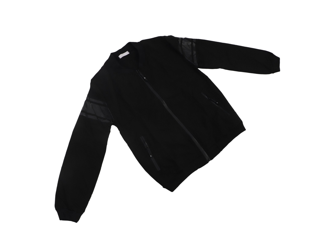 Chaqueta De Béisbol Informal De Manga Larga Para Hombre Con Cremallera Y Bolsillo, Talla M