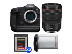 Canon Eos R1 + Rf 24-105mm F/4 L Is Usm + 2 Sandisk 128gb Extreme Pro Cfexpress Type B + Canon Lp-e19 + Ebook “20 Consejos Para Fotos Que Impactan”
