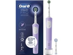 Cepillo de Dientes Eléctrico ORAL B Vitality Pro Blanco y Purpura