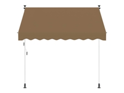 Maison Exclusive - Toldo Retráctil Manual Beige 350 Cm