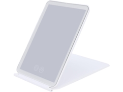 Espejo plegable Jtlb con luz LED, compacto y recargable, aumento 3x, doble F Gokoco