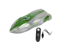 Ymsl Barco Rc Miniatura Con Luz Brilla Barco De Trucos Control Remoto Juguete Para Niños 6+ Años Verde Hxl