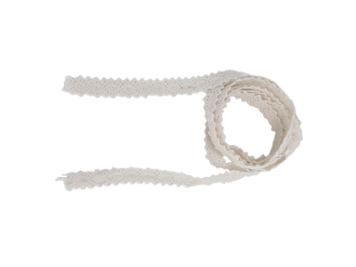 Encaje Fino De 20 Yardas Y 1,1 Cm De Algodón Suave Para Decoración De Ropa, Regalos Y Mesa.