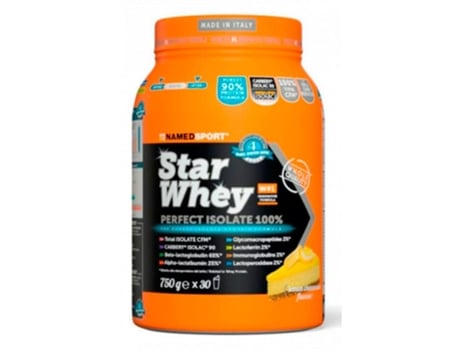 Proteína de Suero de Leche NAMEDSPORT Star Whey Isolate Lemon Cheesecake (750g)