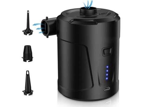 Bomba de aire eléctrica, bomba de aire de batería recargable de 5000 mAh, piscina infantil, piscina para niños, mini bomba de aire, hinchador eléct...