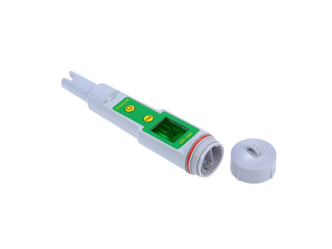 Probador Impermeable Orp-169f Ip55 Con Pantalla Retroiluminada Para Agua Potable, Hidroponía, Acuarios Y Piscinas - Blanco