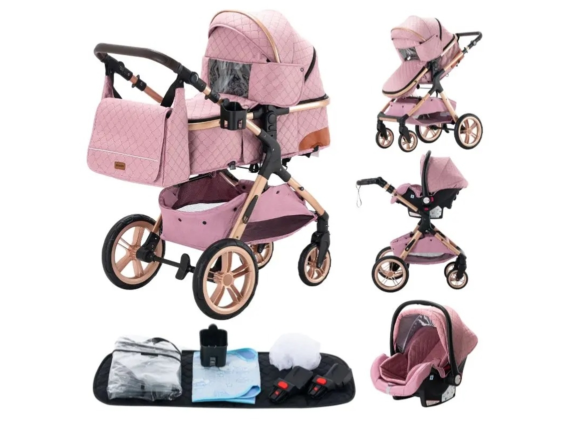 Cochecito Midas 3 en 1 Sdbaby Trio