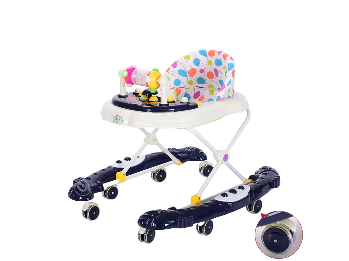 Andador multifuncional para bebé Tavalax 909t | 5 niveles de altura • Música LED • Ruedas silenciosas de 360°