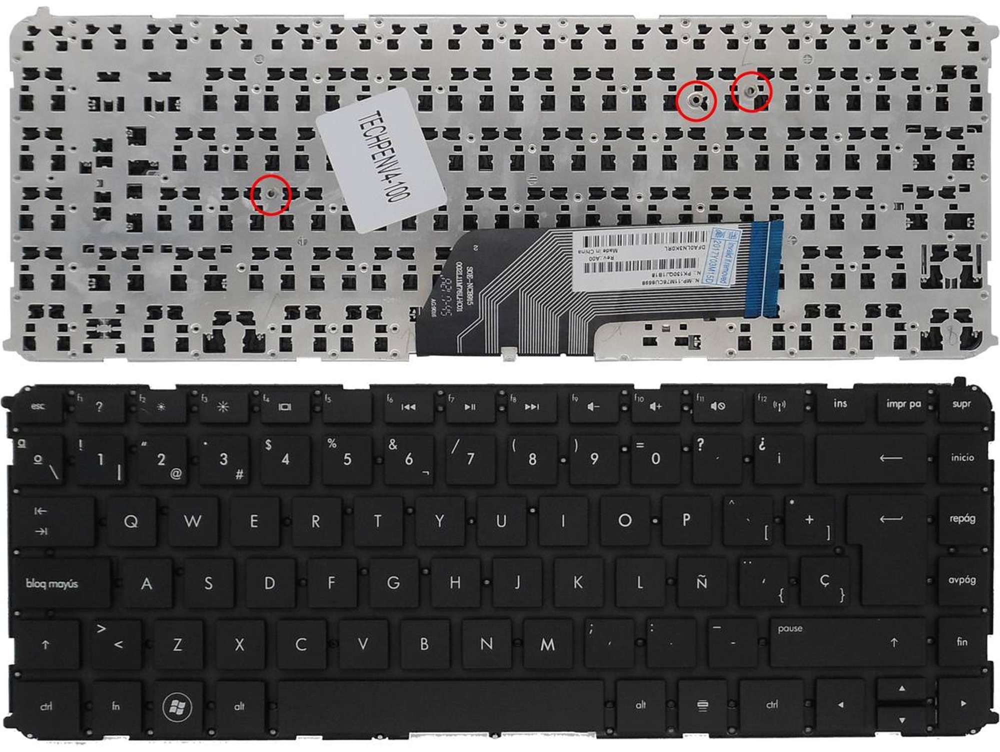 Teclado para HP Sleekbook Ultrabook 687099-001