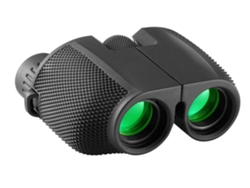 Binoculares plegables de alta potencia 10x25, telescopio impermeable para niños, adultos, observación de aves al aire libre y viajes, color negro USHION