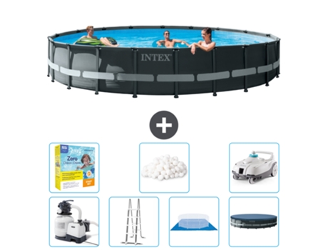 Piscina Tubular INTEX 26334GN-CB51 (30079 L - 610x122cm)