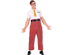 Disfraz de Hombre WIDMANN nerd novato colegial con gafas (Tam.: L)