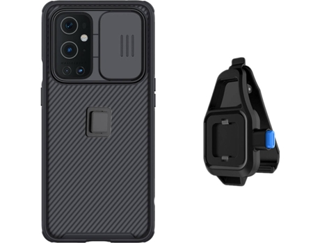 Funda OnePlus 9 Pro Camshield con Soporte para la Cintura Negro