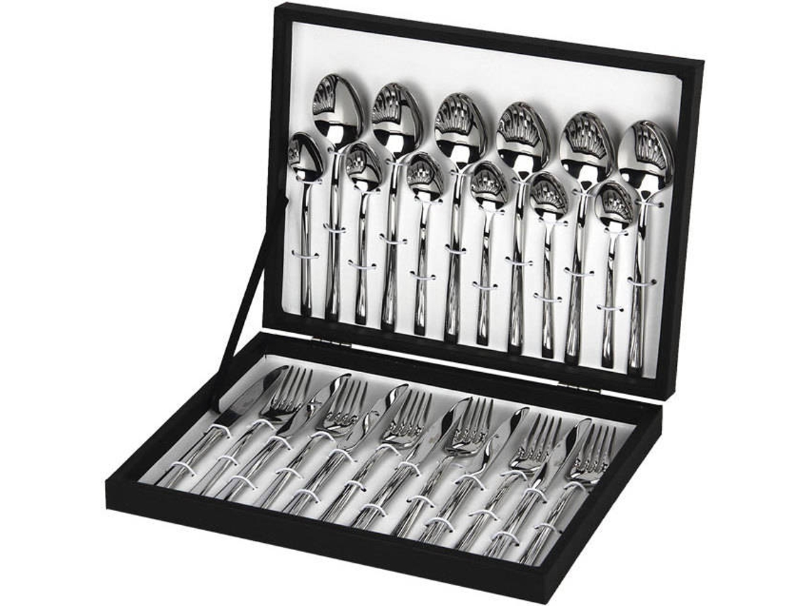 Cuberteria Inox Modelo Bari 24 Pcs C-18/10 2,5Mm
