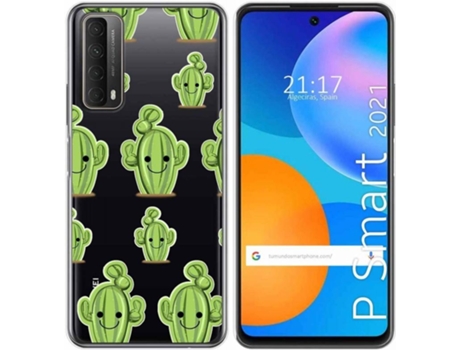 Carcasa Huawei P Smart 2021 TUMUNDOSMARTPHONE Cactus Multicolor