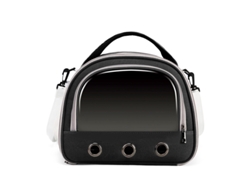 Bolsa De Viaje Para Pájaros Chrui Con Estructura Metálica Y Asa (negro)
