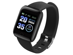 Nostalgia88 Smartwatch 116plus Resistente al Agua con Monitoreo de Frecuencia Cardíaca, Sueño y Salud