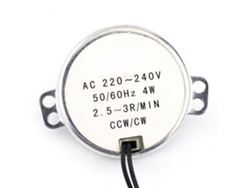 Motor Eléctrico Síncrono Con Engranajes, 220-240 V Ca, 4 W, 2,5-3 Rpm, Compacto, 7x5x4 Cm, 86 G
