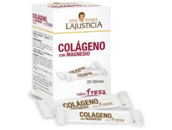 Complemento Alimentar ANA MARIA LAJUSTICIA Colágeno Com Magnésio (20 carteiras de 5g (Morango))