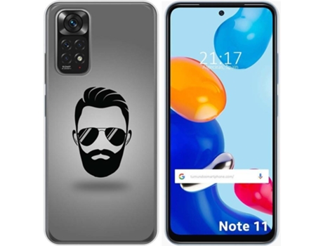 Carcasa Xiaomi Redmi Note 11 TUMUNDOSMARTPHONE Dibujos Barba Multicolor