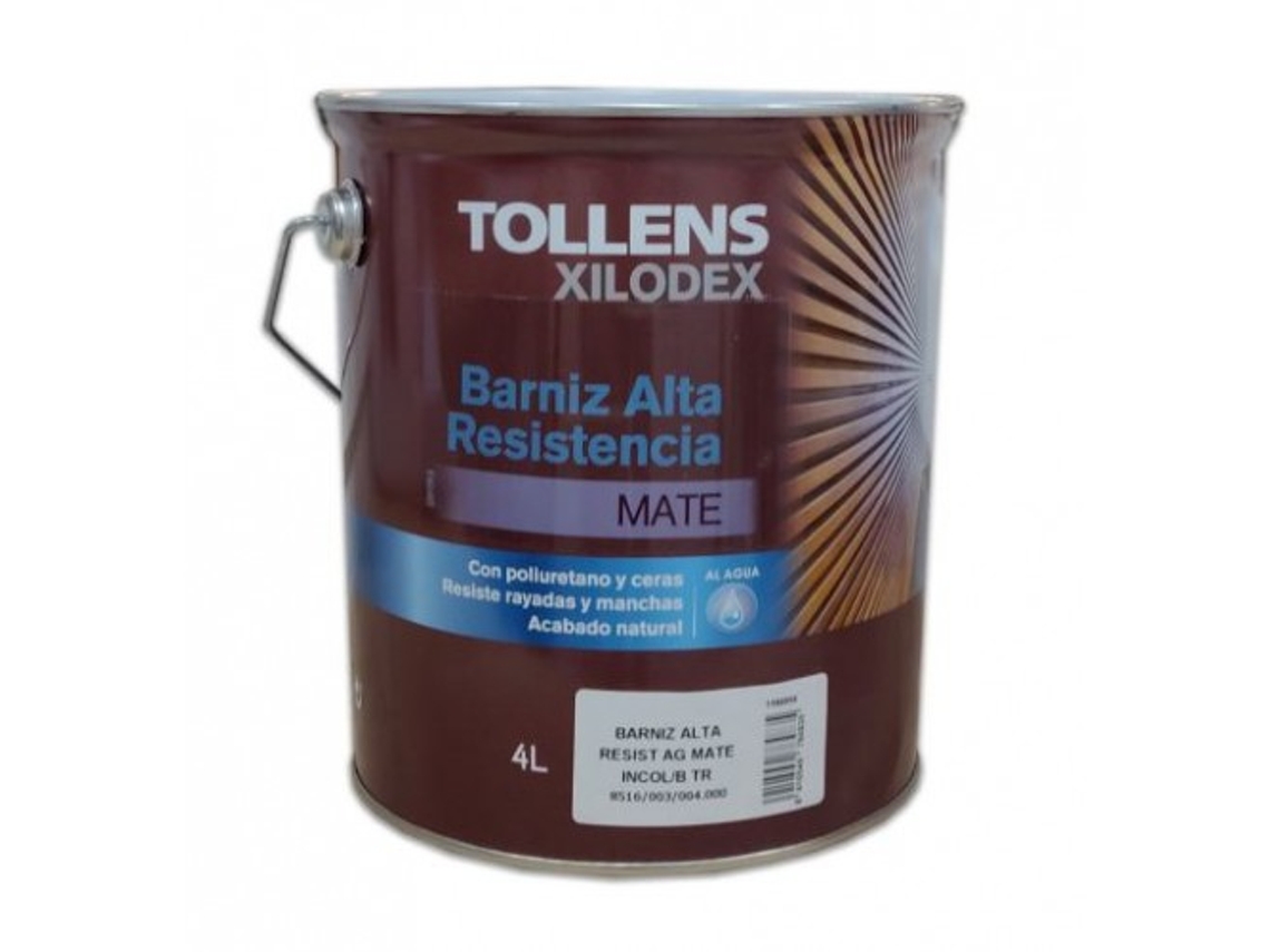 Barniz Alta Resistencia Al Agua Mate Interior 4 Lt (Teca De Java 503)