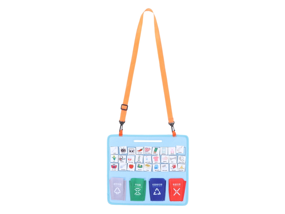 Juguetes De Clasificación De Basura Para Jardines Infantiles Diy Juegos Educativos Mini Bolsillo De Basura