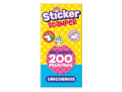Imagiland Recambio Sticker Stamper Unicornios 200 Pegatinas Ptst08 Imagilandp25