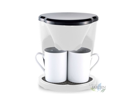 Cafetera de Goteo SUINGA Negro 0.6 Litros 2 Tazas 450W